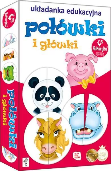 Układanka edukacyjna: Połówki i Główki - tantis.pl
