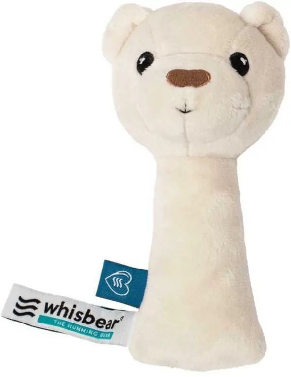 Grzechotka Miś biały whisb22 - tantis.pl