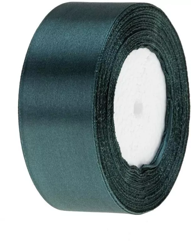 Wstążka satynowa 74 zieleń butelkowa 38mm/32m - tantis.pl