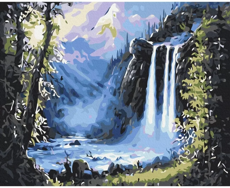 Malowanie po numerach BRUSHME 40x50cm Magia Przyrody - tantis.pl