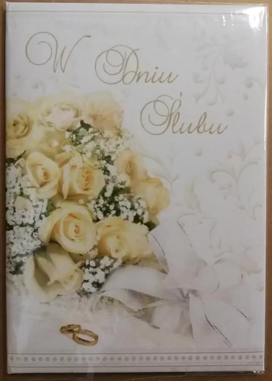 Książeczka brokat A5 Ślub 013 - tantis.pl