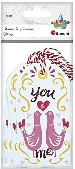 Zawieszki prezentowe gołębie you&me - tantis.pl