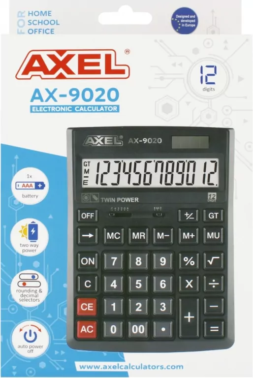 Kalkulator AX-9020 AXEL - tantis.pl