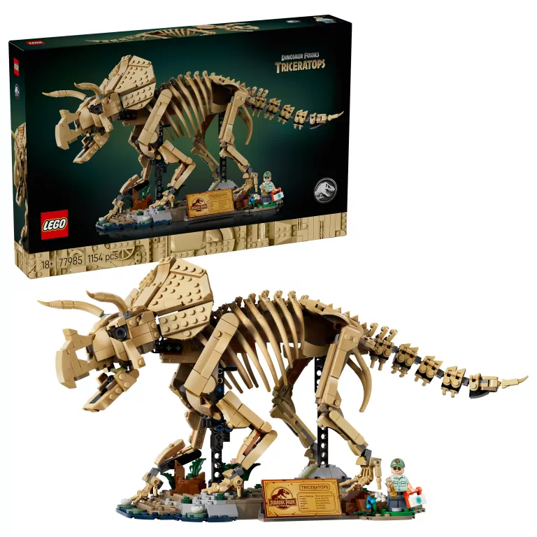 LEGO® Szkielety dinozaurów: triceratops 77985 - tantis.pl