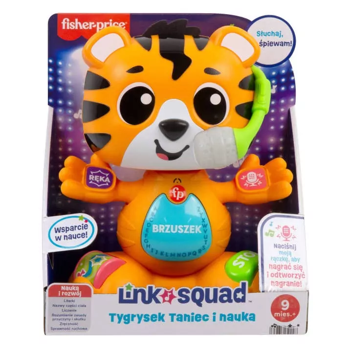 Fisher Price Link Squad Tygrysek Taniec i nauka - tantis.pl