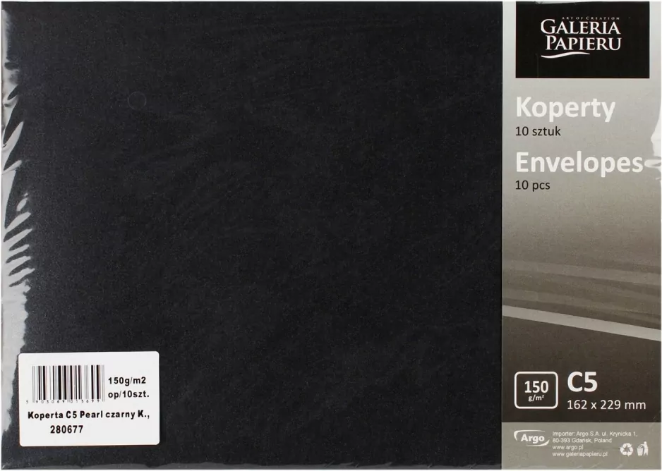 KOPERTA C5 NK CZAR PEARL GAL PAP OP10SZT - tantis.pl