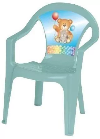 Krzesełko plastikowe pastel turkus - tantis.pl