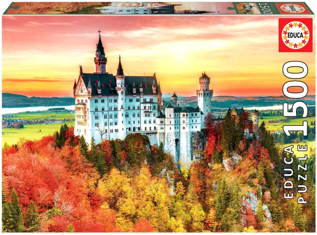 Puzzle 1500 Jesień w Neuschwanstein/Niemcy G3 - tantis.pl