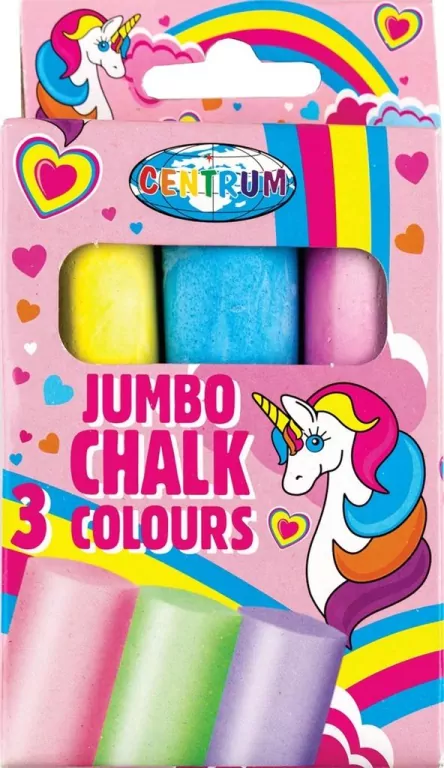 Kreda kolorowa Jumbo. Unicorn - tantis.pl