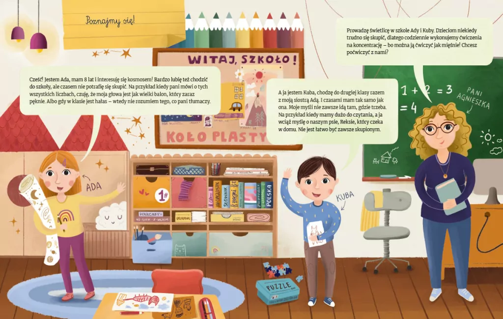 Ćwiczymy koncentrację. Szkoła i ja - tantis.pl