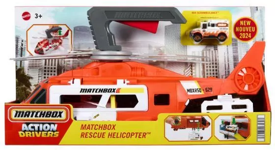Helikopter ratunkowy Matchbox - tantis.pl