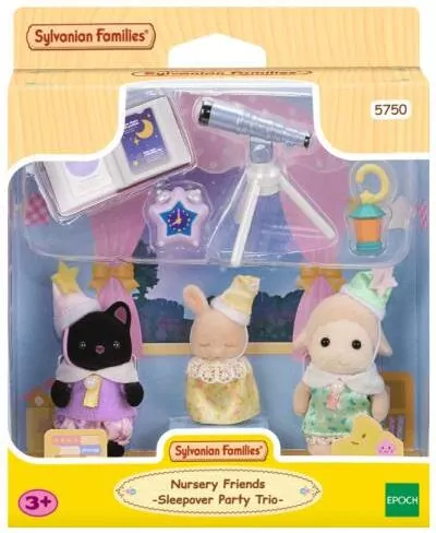Przedszkolne Piżama Party Baby Trio. Sylvanian Families - tantis.pl