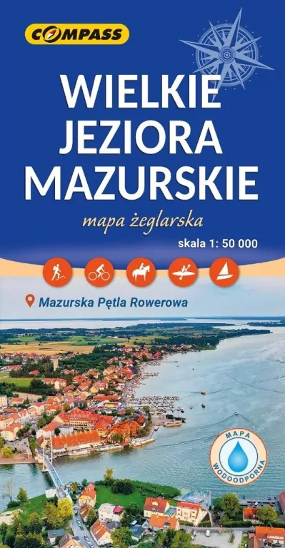 Mapa - Wielkie Jeziora Mazurskie 1:50 000 - tantis.pl