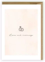 Kartka okolicznościowa. Ślub. K006