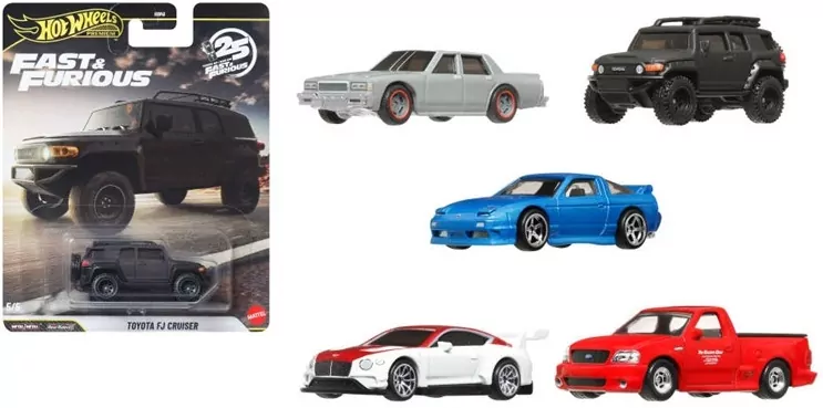 Hot Wheels Samochód Szybcy i wściekli Premium mix - tantis.pl
