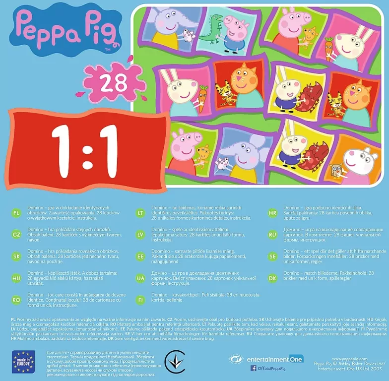 Domino Świnka Peppa - tantis.pl