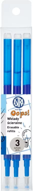 Wkłady wymazywalne Oops! niebieski - tantis.pl