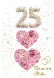 Kartka okolicznościowa Rocznica Ślubu