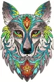 Puzzle drewniane 180 Wilk G3 - tantis.pl