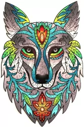 Puzzle drewniane 180 Wilk G3