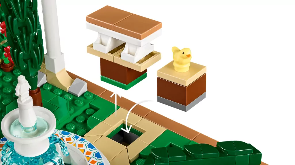 LEGO® Fontanna w ogrodzie 10359 - tantis.pl