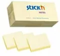 Paczka Notes samoprzylepny 38x51 mm żółty pastel 12 notesów po 100 kartek - tantis.pl