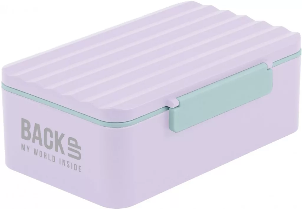 Derform. Śniadaniówka BackUp 6 C39 fiolet/seledyn - tantis.pl