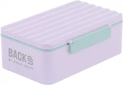 Derform. Śniadaniówka BackUp 6 C39 fiolet/seledyn