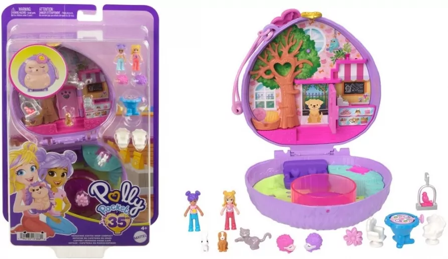 Polly Pocket zestaw Kawiarenka jeżyka HRD37 - tantis.pl