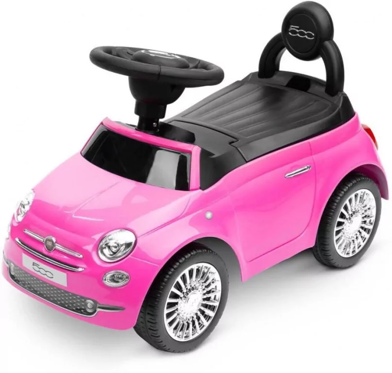 Jeździk Fiat 500 pink - tantis.pl