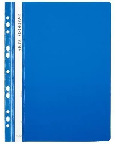 Skoroszyt do akt zawieszany niebieski - tantis.pl
