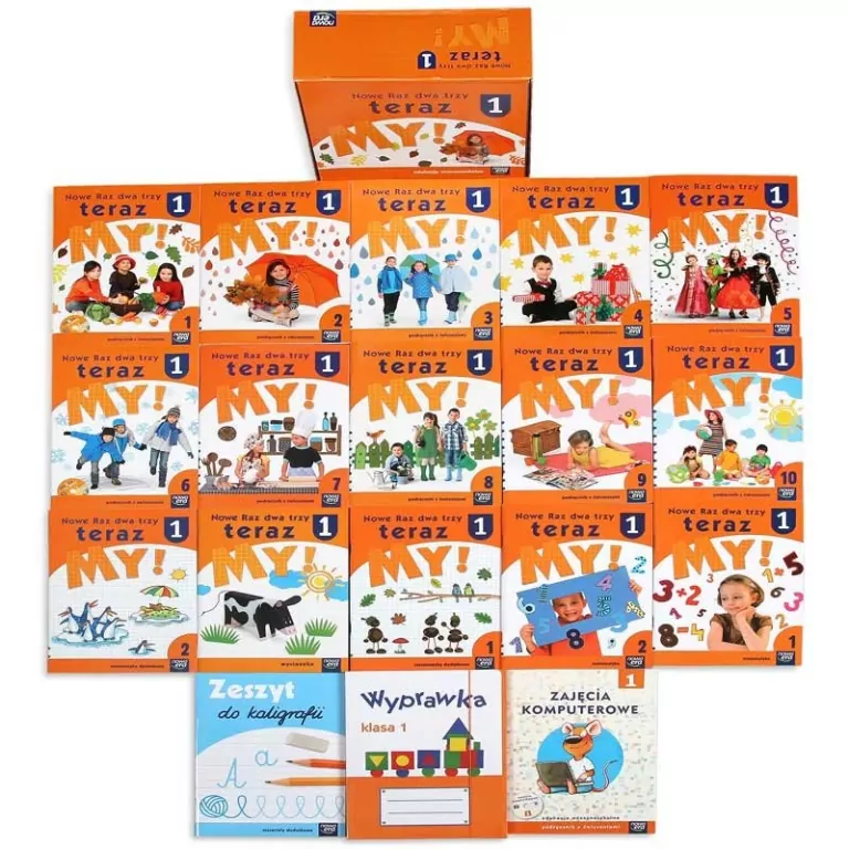 Nowe 1,2,3 Teraz My! kl. 1 Box z Zajęciami komputerowymi wyd. 2012 - tantis.pl