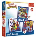Puzzle 3w1 Pająki i dinozaury TREFL - tantis.pl