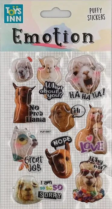 Naklejki Emotions - Lamy. ToysInn - tantis.pl