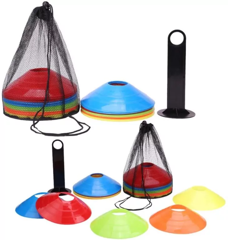 Zestaw treningowy pachołki stojak siatka - tantis.pl