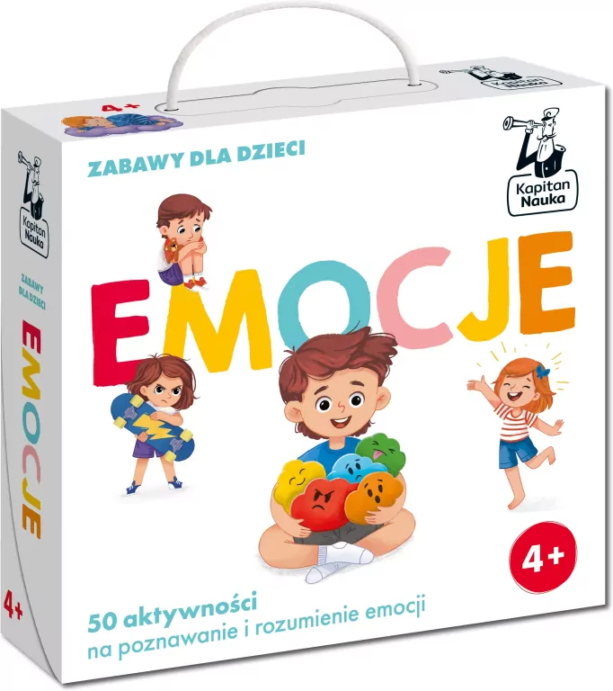 Kapitan Nauka Emocje. Zabawy dla dzieci - tantis.pl