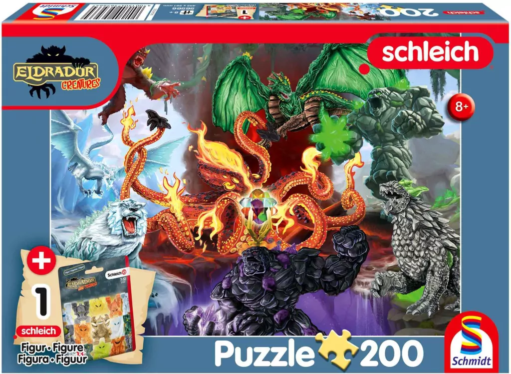 Puzzle 200 Straszne stworzenia + figurka G3 - tantis.pl