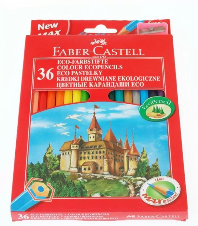 Kredki ołówkowe 36 kolorów. Faber Castel - tantis.pl