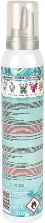 Tubi Pianka - Niebieski Zenek 200 ml - tantis.pl