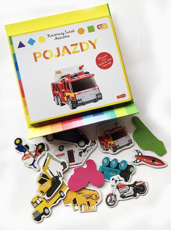 Pojazdy Akademia mądrego dziecka. Kolorowy świat - tantis.pl