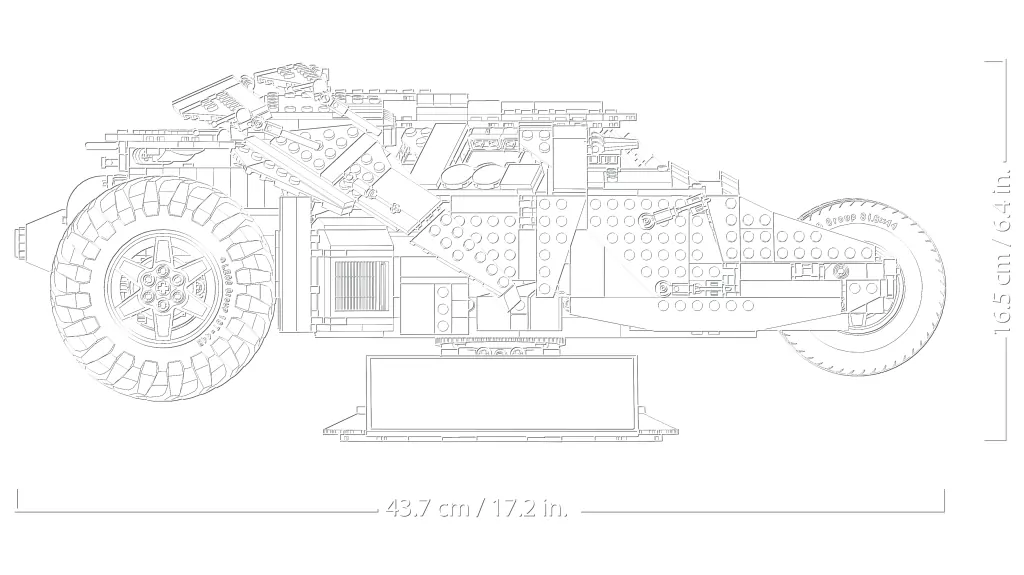LEGO® DC Comics Super Heroes. Batmobil Tumbler. 76240 - tantis.pl