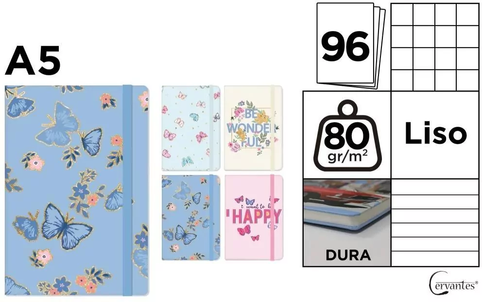 Notatnik A5/96K MIX - tantis.pl