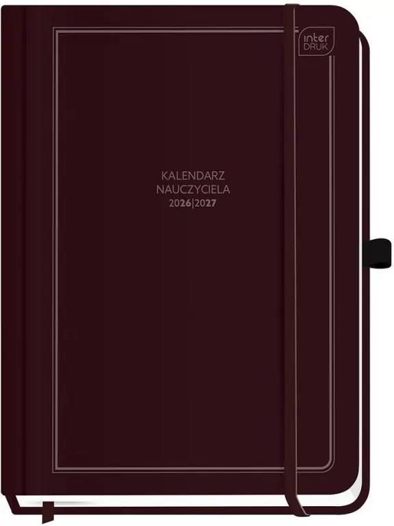Kalendarz nauczyciela 2026/27 A5 Burgundy - tantis.pl