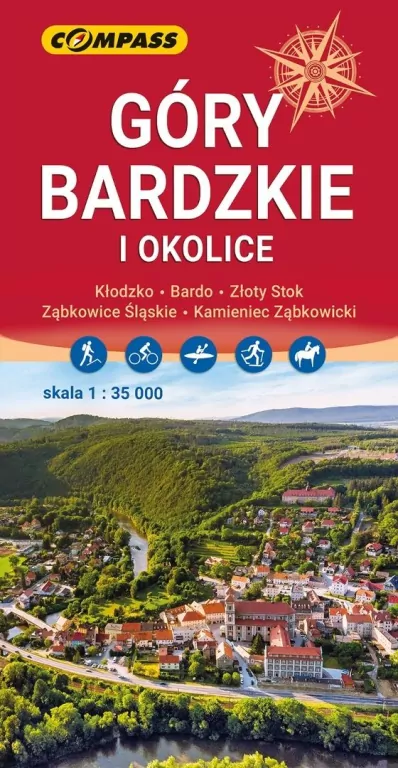 Mapa turystyczna - Góry Bardzkie i okolice - tantis.pl
