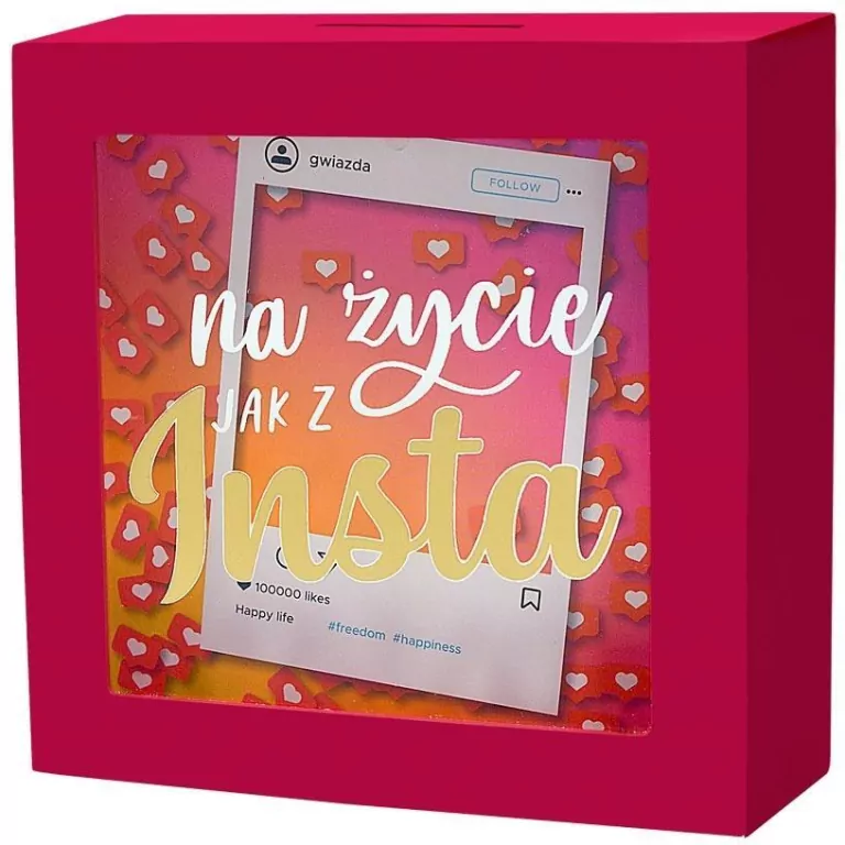 Skarbonka życie jak z insta - tantis.pl