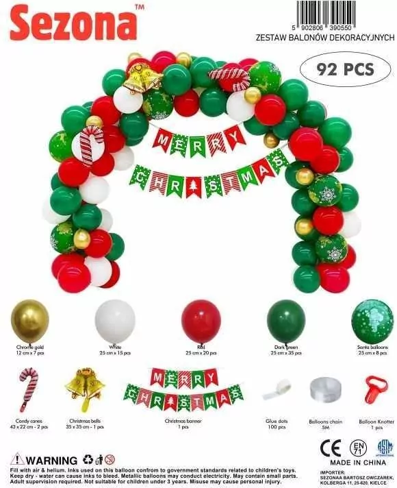 Balony Boże Narodzenie - tantis.pl