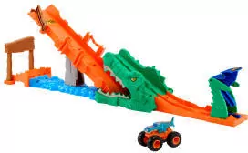 Hot Wheels Monster Trucks Crocodile Crash PS - tantis.pl