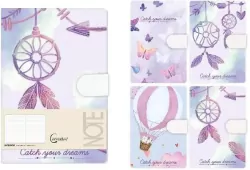 Notatnik A6 linia 144 strony na magnes Sny MIX