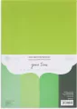 Zestaw papierów A4 220g 20 ark. Green Tones - tantis.pl