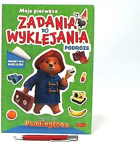 Podróże. Przygody Misia Paddingtona. Moje pierwsze zadania do wyklejania - tantis.pl